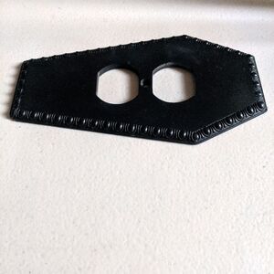 Vampire Black Coffin Outlet Cover Plate Gothic Dark Academia Decor Witchy